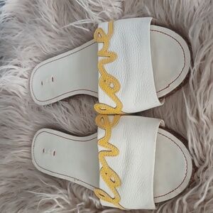 Love  Leather Sandals By Ellen Degeneres